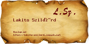 Lakits Szilárd névjegykártya